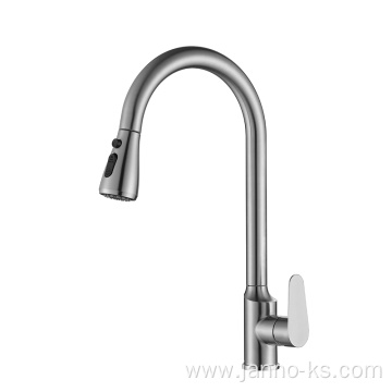 Hot&Cold Pull Out Stainless steel Sink Mixer